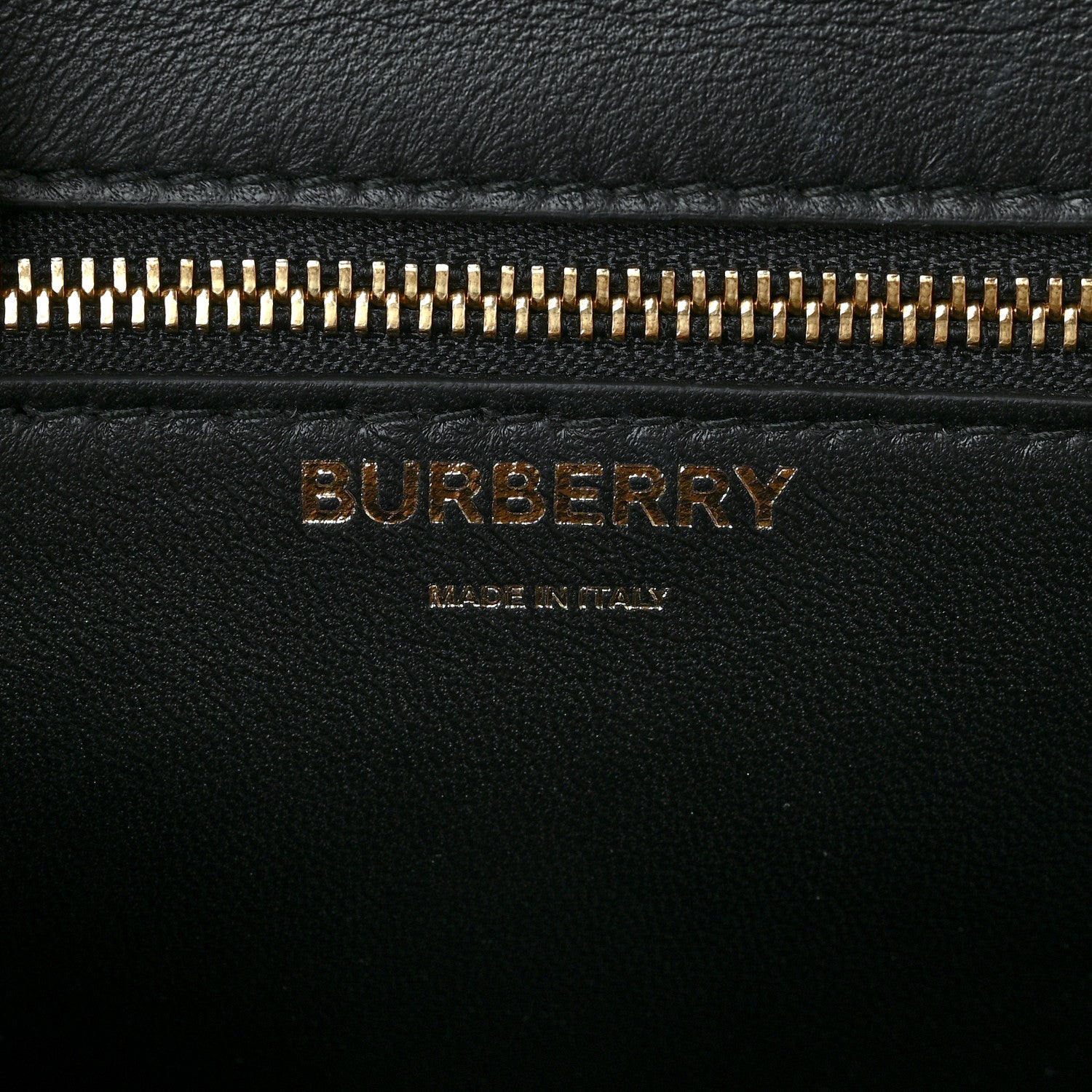 Burberry E-Canvas Monogram Stripe Small TB Bag Bridle Brown 6 of 9