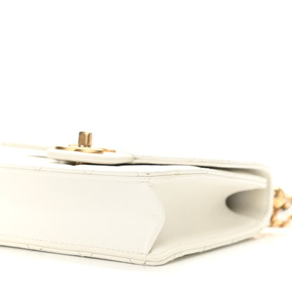 Chanel Lambskin Quilted Chic Pearls Flap White 9 of 9