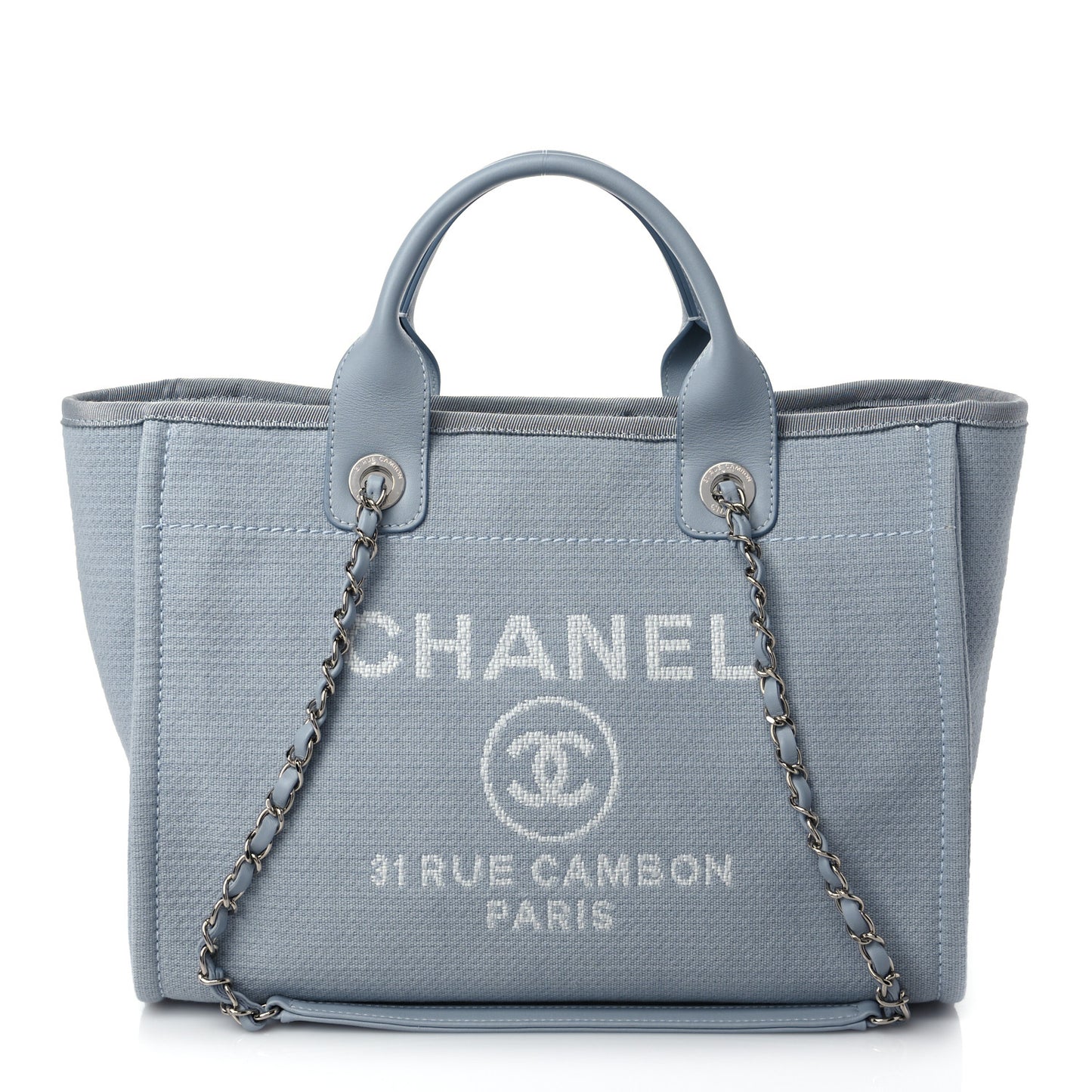Mixed Fibers Small Deauville Tote Grey