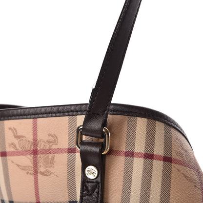 Burberry Haymarket Check Large Canterbury Tote Chocolate 11 of 13