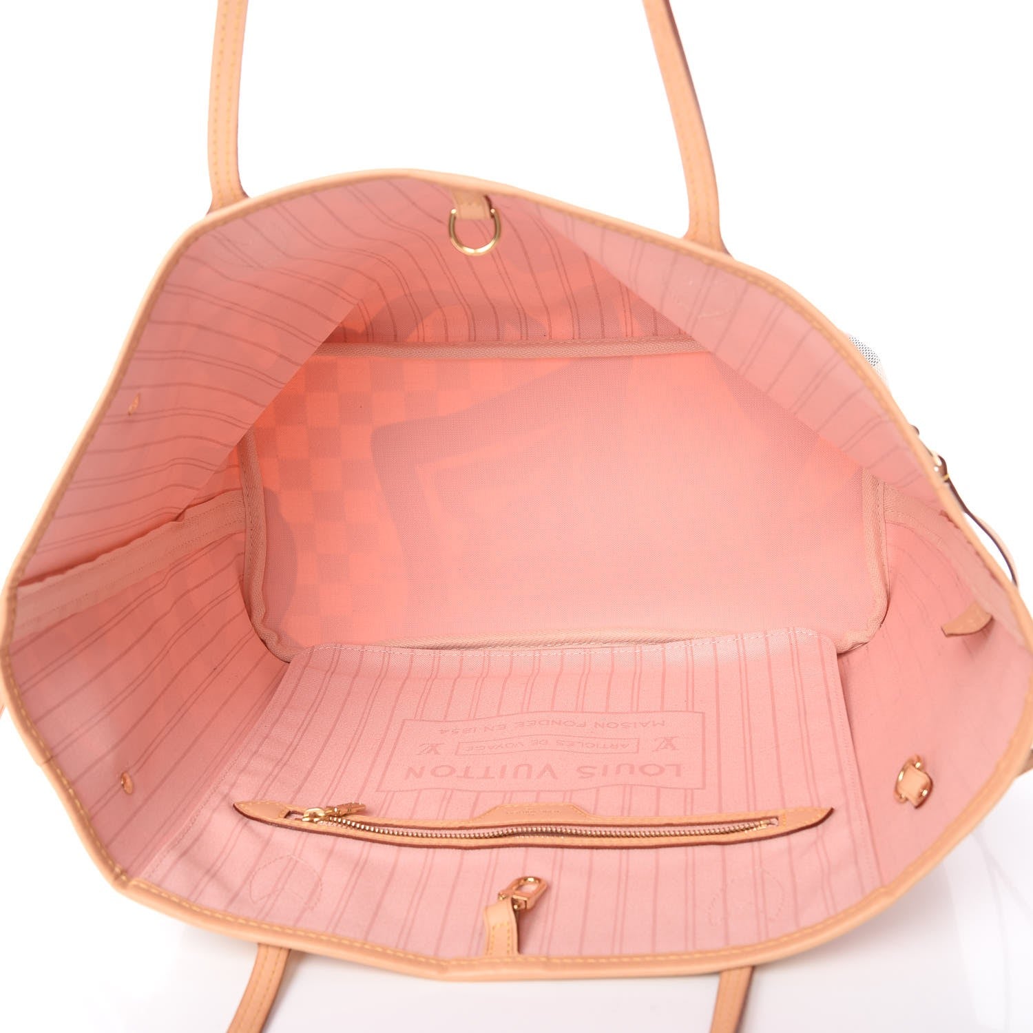 Louis Vuitton Damier Azur Tahitienne Neverfull MM 5 of 9