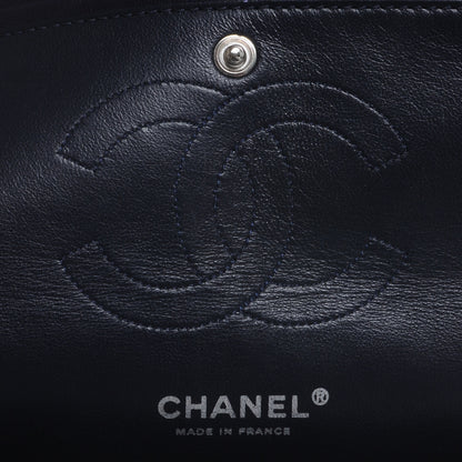 Chanel Lambskin Medium Double Flap Navy 6 of 8