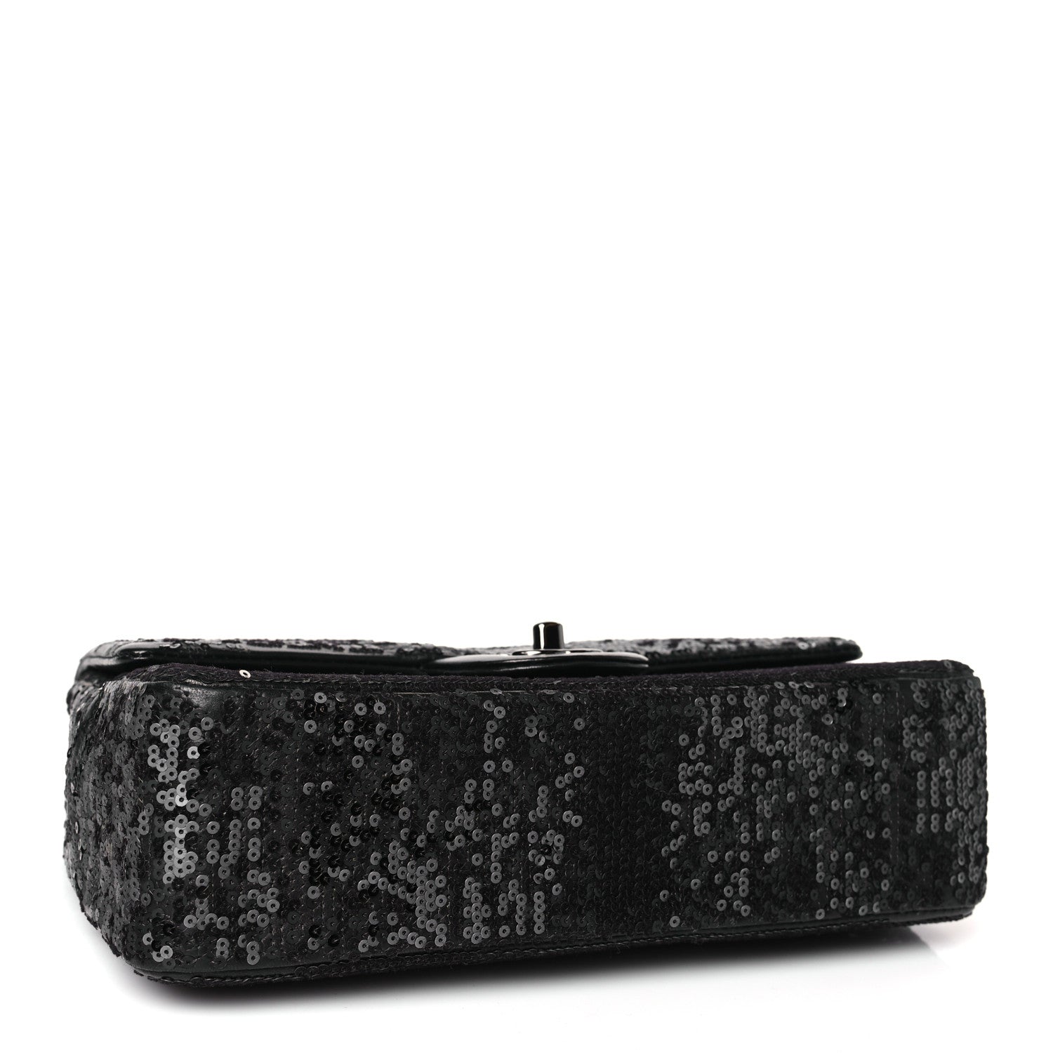 Chanel Sequin Lambskin Medium Moonlight on Water Flap Black 4 of 10