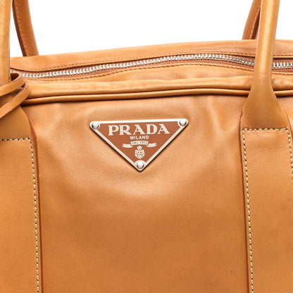 Prada Nappa Hydra Shoulder Bag Cognac 7 of 12