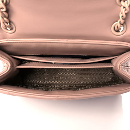 Prada Nappa Triangle Stitched Small Spectrum Bag Cipria 4 of 8