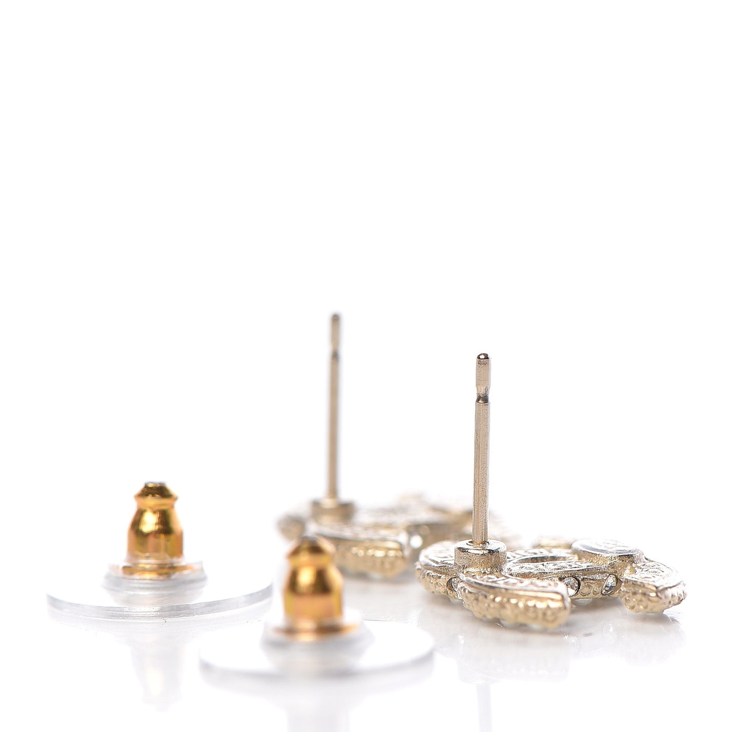 Pearl CC Earrings Light Gold