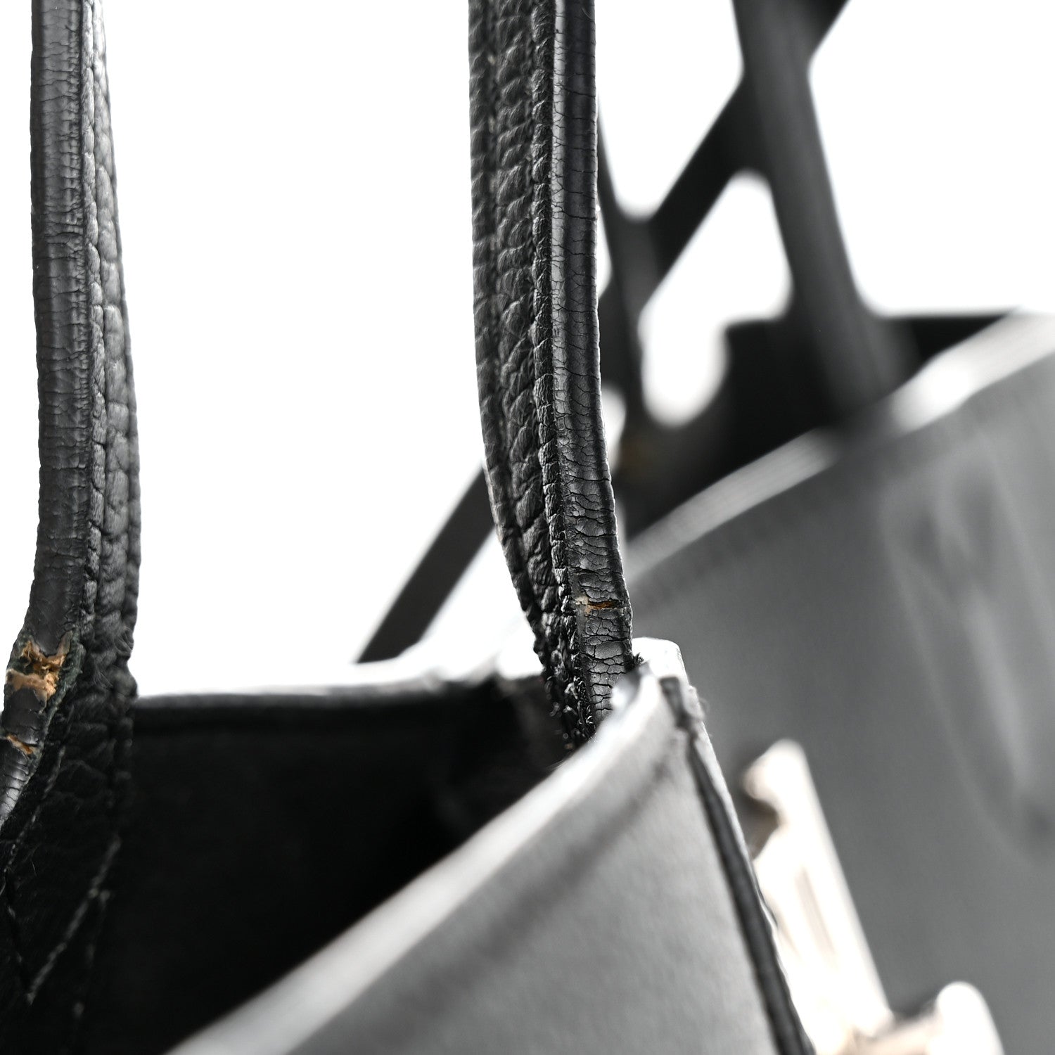 Louis Vuitton Calfskin Lockme Cabas Black 12 of 15
