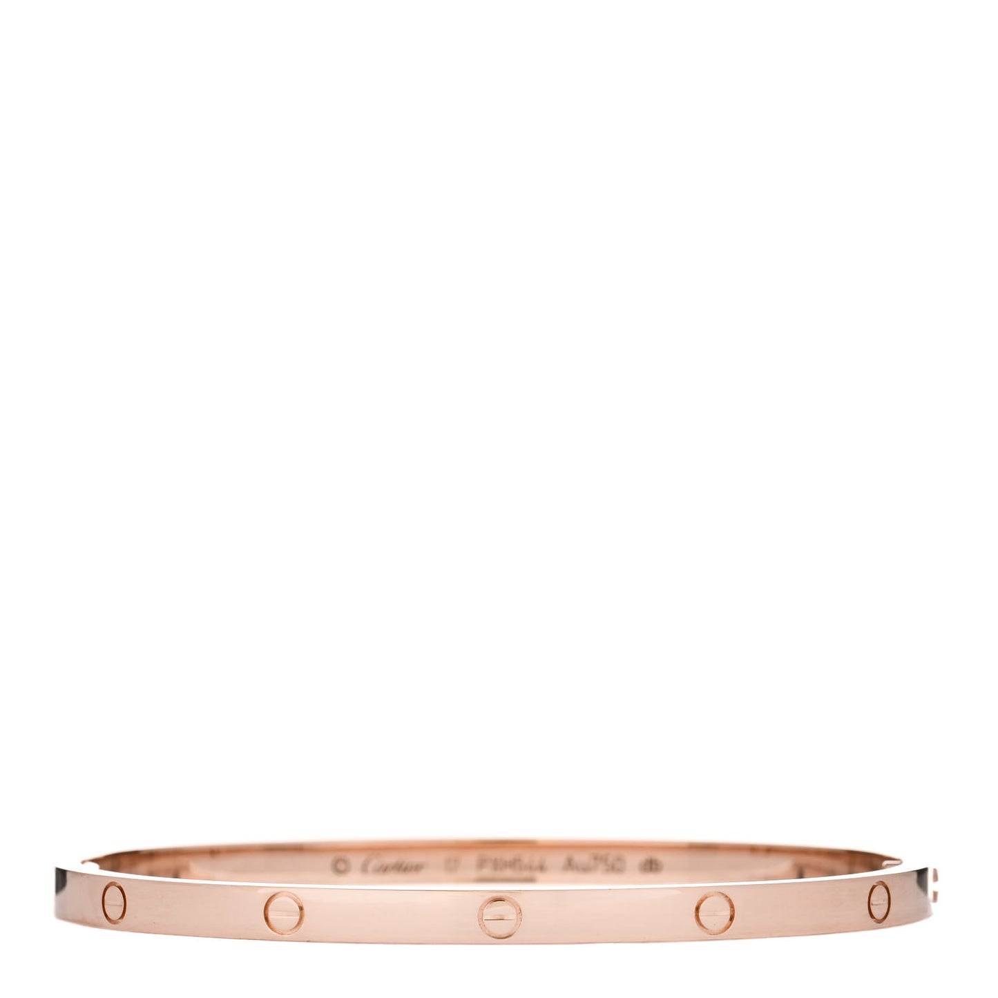 18K Pink Gold Small LOVE Bracelet 17