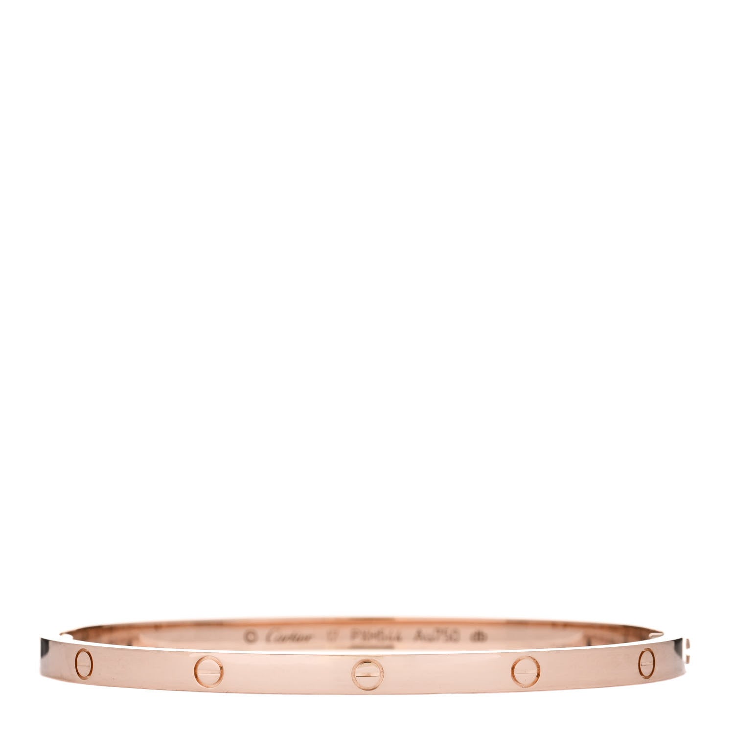 Cartier 18K Pink Gold Small LOVE Bracelet 17 1 of 4