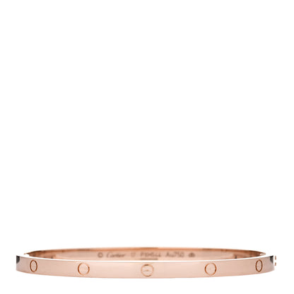 Cartier 18K Pink Gold Small LOVE Bracelet 17 1 of 4