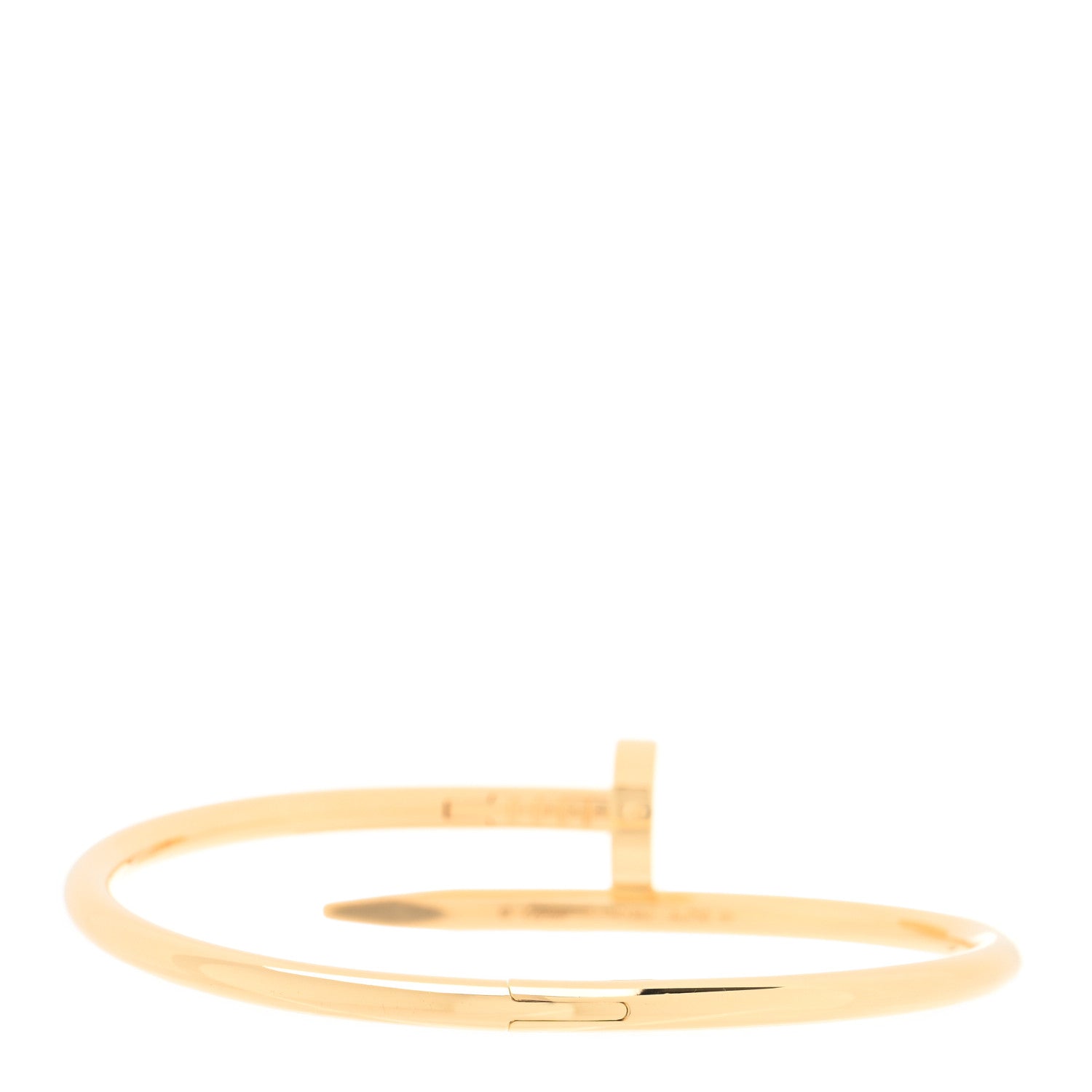 Cartier 18K Yellow Gold Juste Un Clou Bracelet 17 2 of 4