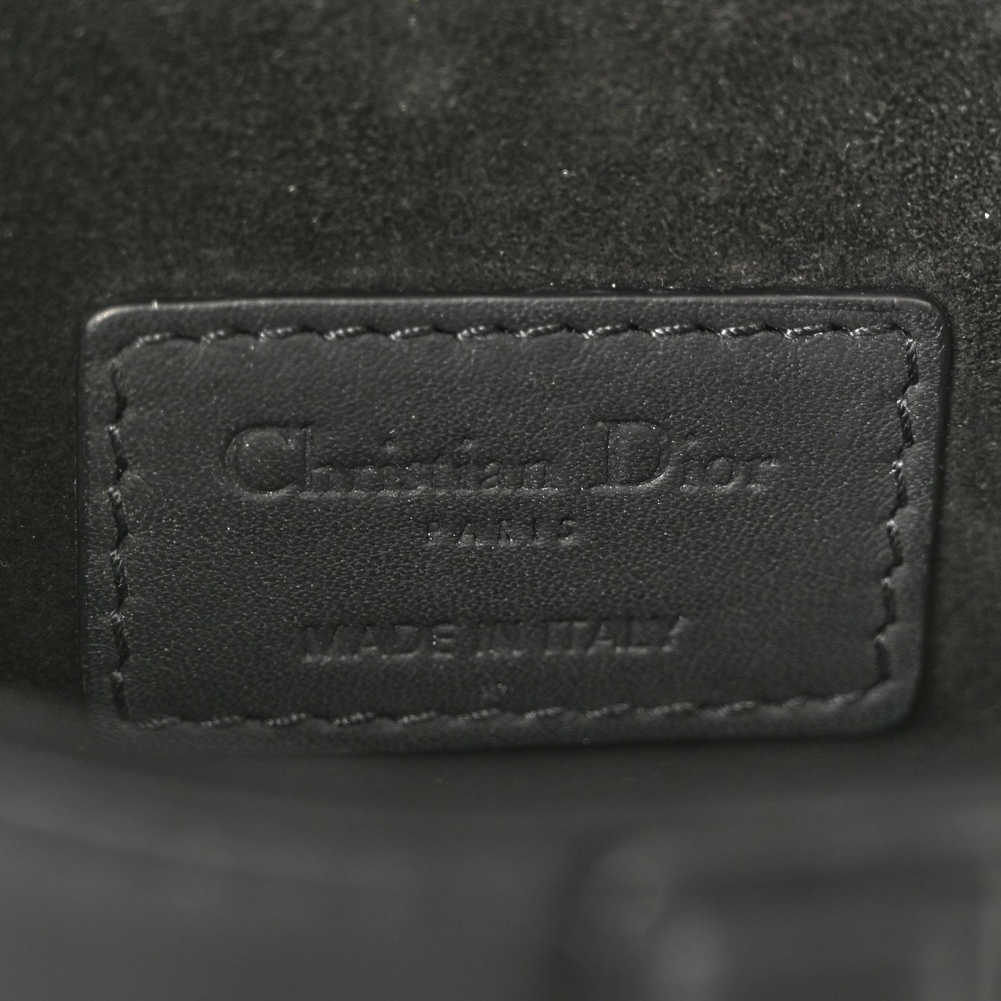 Ultra Matte Calfskin Mini Saddle Bag Black