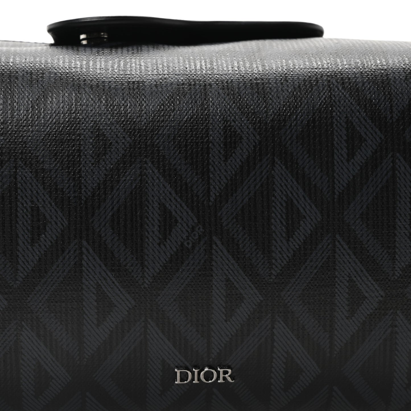 Canvas CD Diamond Lingot Toiletry Pouch Black