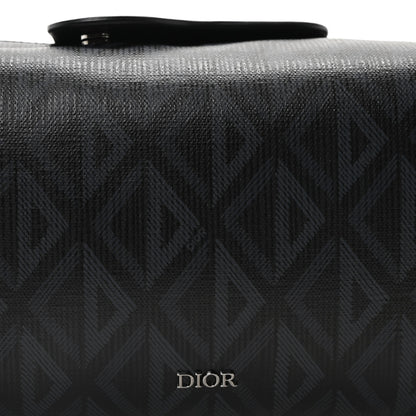 Christian Dior Canvas CD Diamond Lingot Toiletry Pouch Black 8 of 10