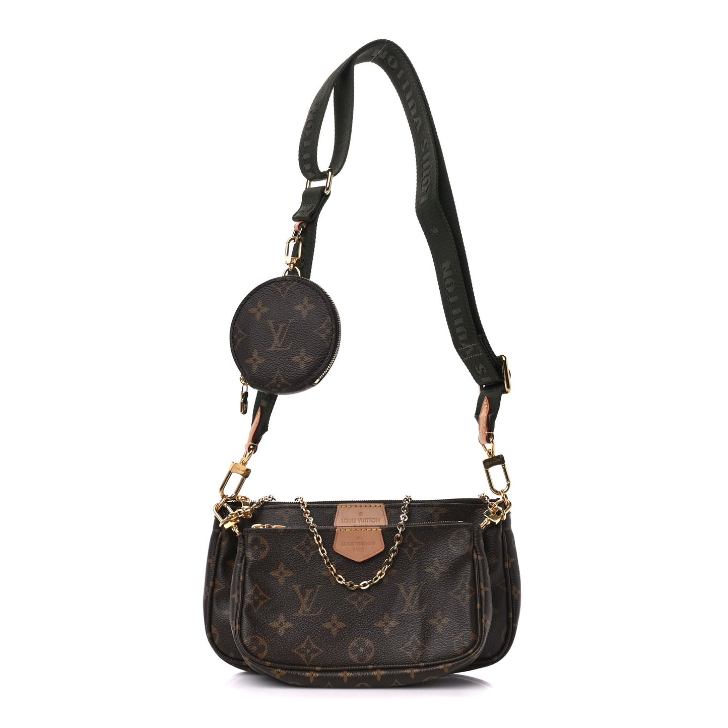Monogram Multi Pochette Accessories Kaki