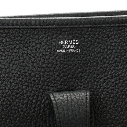 Hermes Taurillon Clemence Evelyne III GM Black 6 of 10