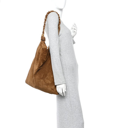 Saint Laurent Suede Amalia Hobo Caramel Cognac 2 of 11