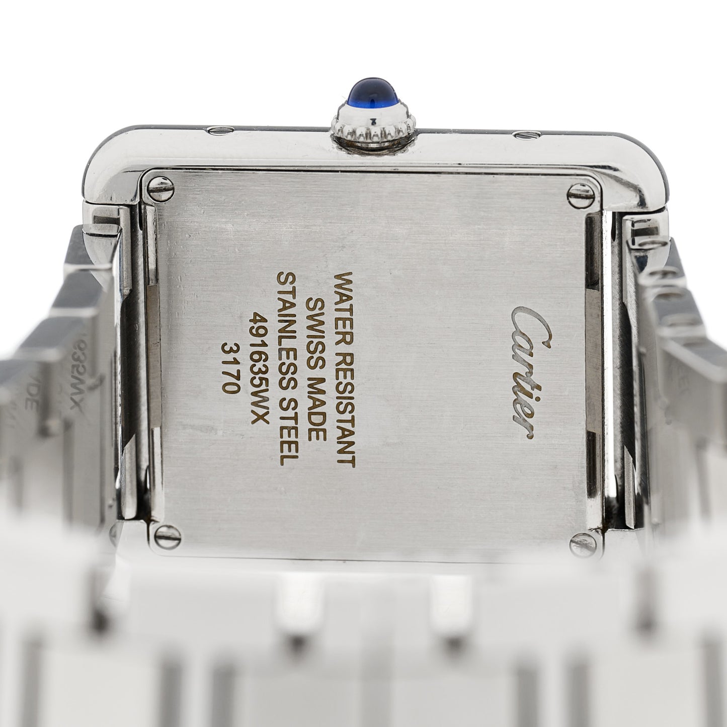 Stainless Steel 24mm Tank Solo Quartz Watch