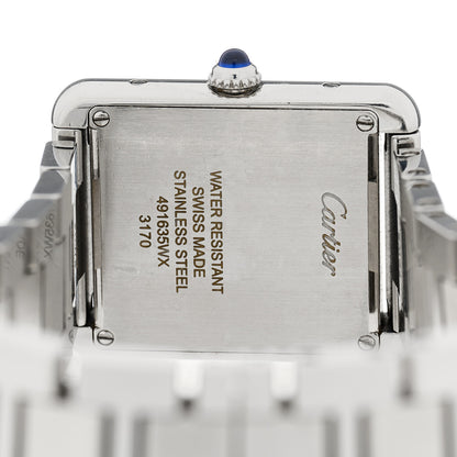 Cartier Stainless Steel 24mm Tank Solo Quartz Watch 4 of 4