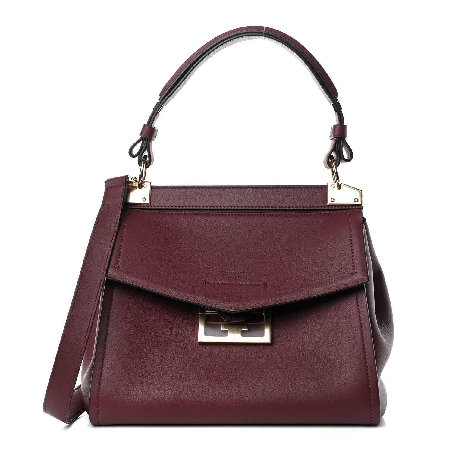 Givenchy Calfskin Small Mystic Shoulder Bag Aubergine 1 of 9