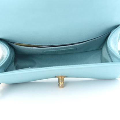 Chanel Caviar Quilted Small Boy Flap Light Blue 5 of 9