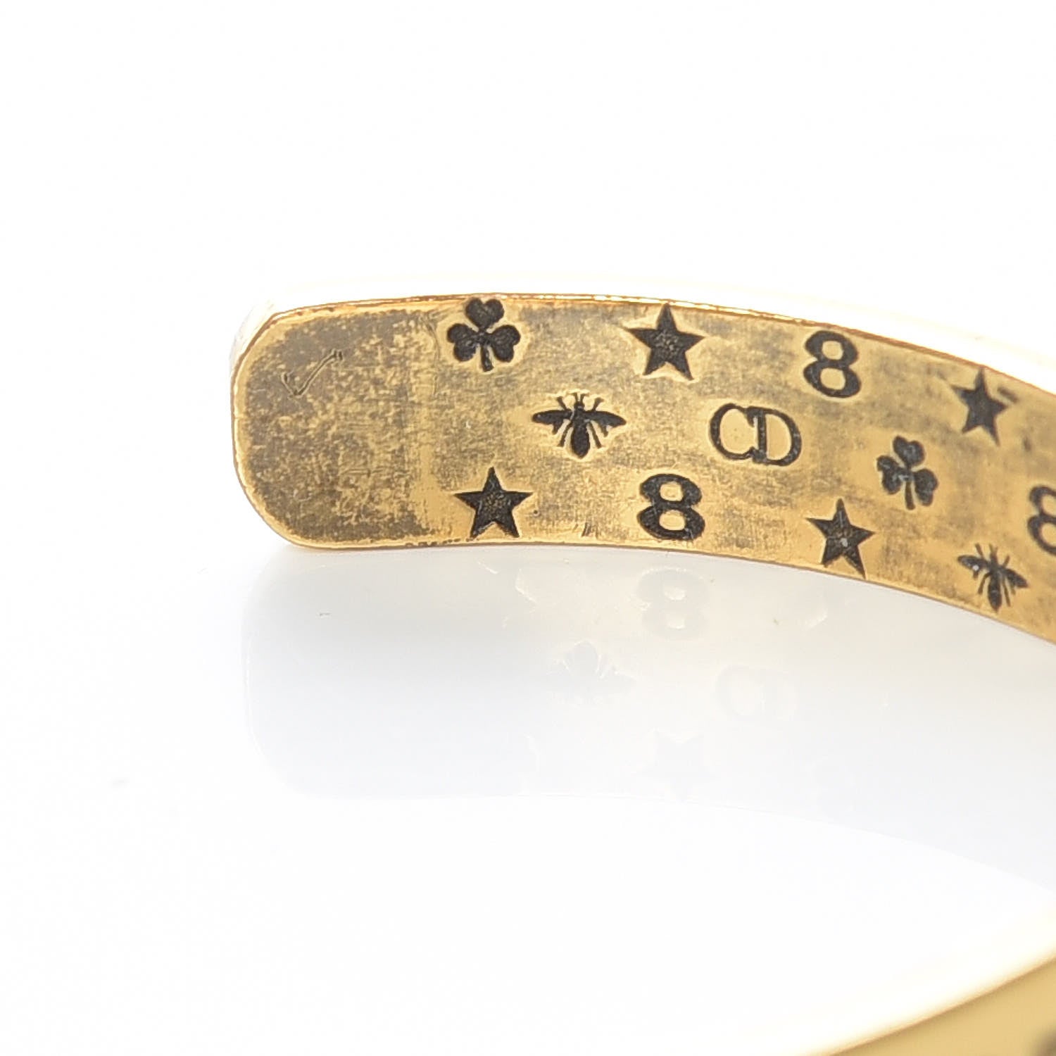 Christian Dior Metal J'Adior Cuff Gold 4 of 6