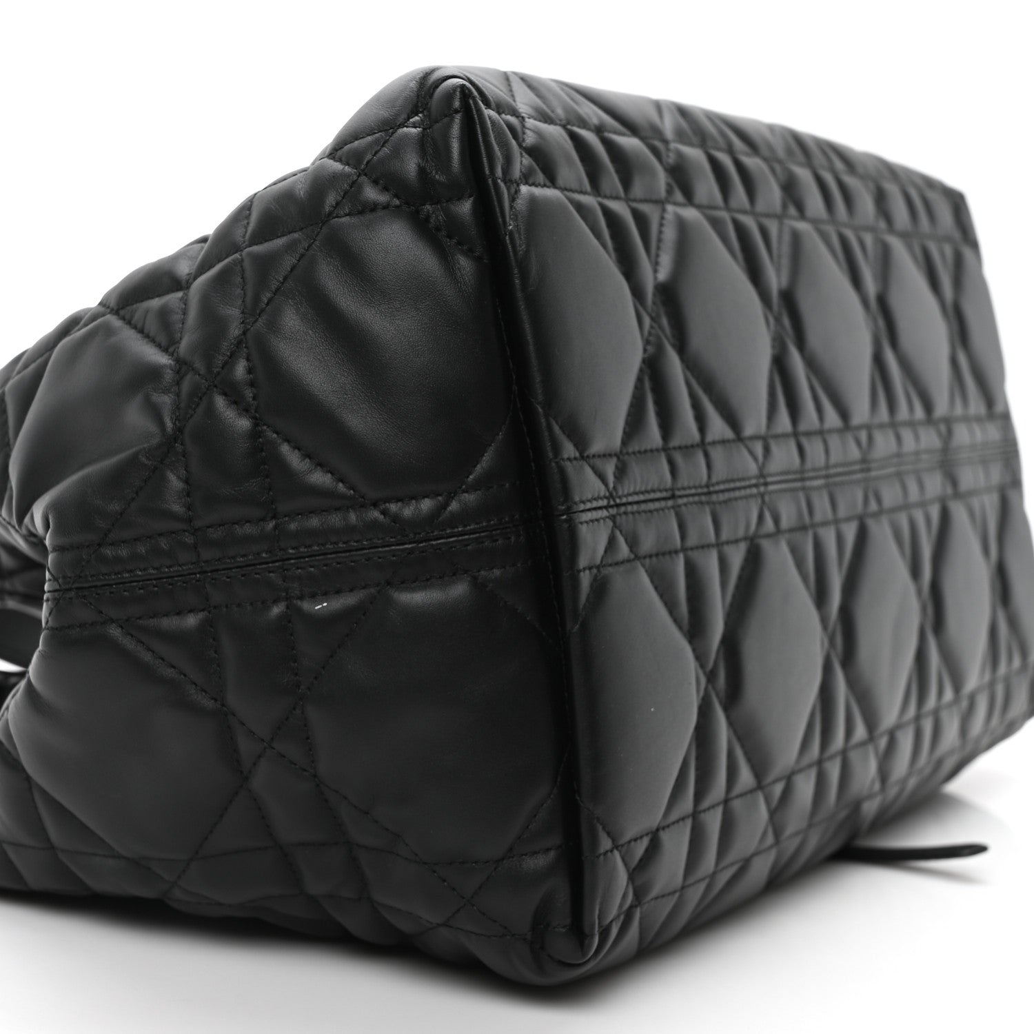 Christian Dior Calfskin Macrocannage Large Toujours Black 9 of 10