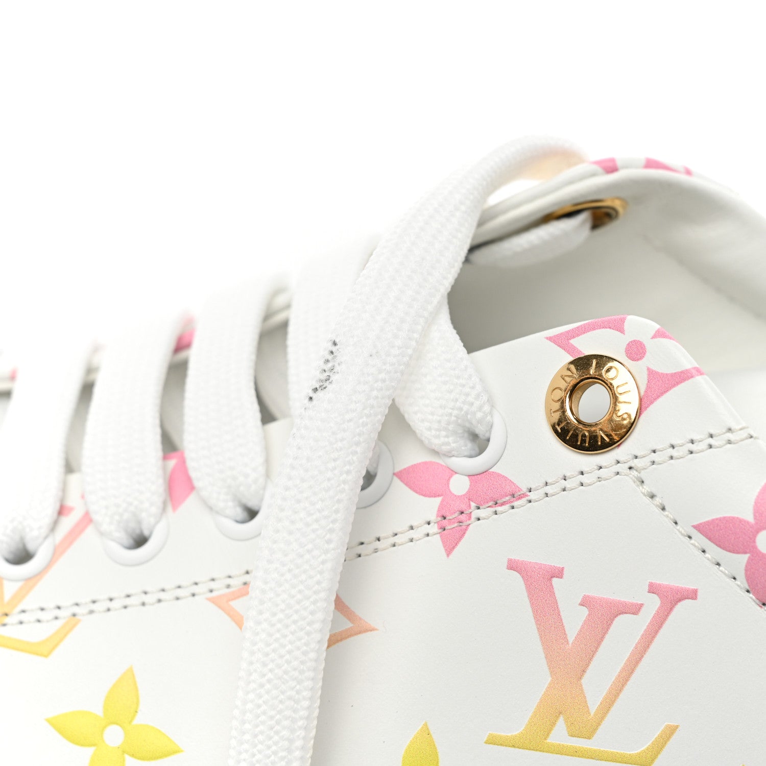 Louis Vuitton Monogram By The Pool Time Out Sneakers 39 Rose 10 of 10