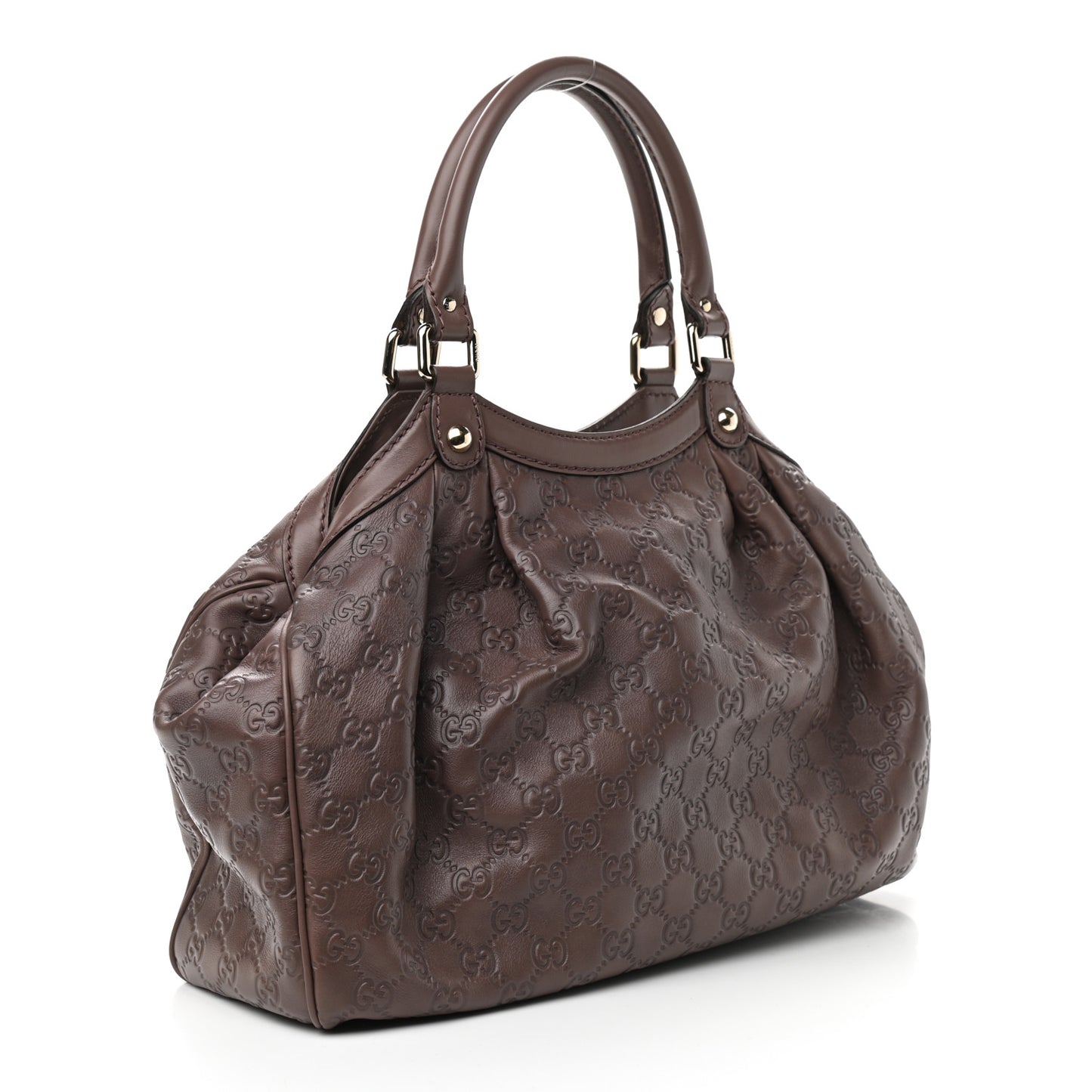Guccissima Signature Medium Sukey Tote Old Mauve