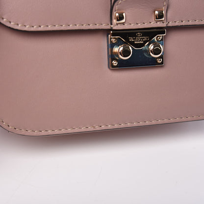 Valentino Garavani Vitello Small Glam Lock Rockstud Flap Poudre 8 of 8