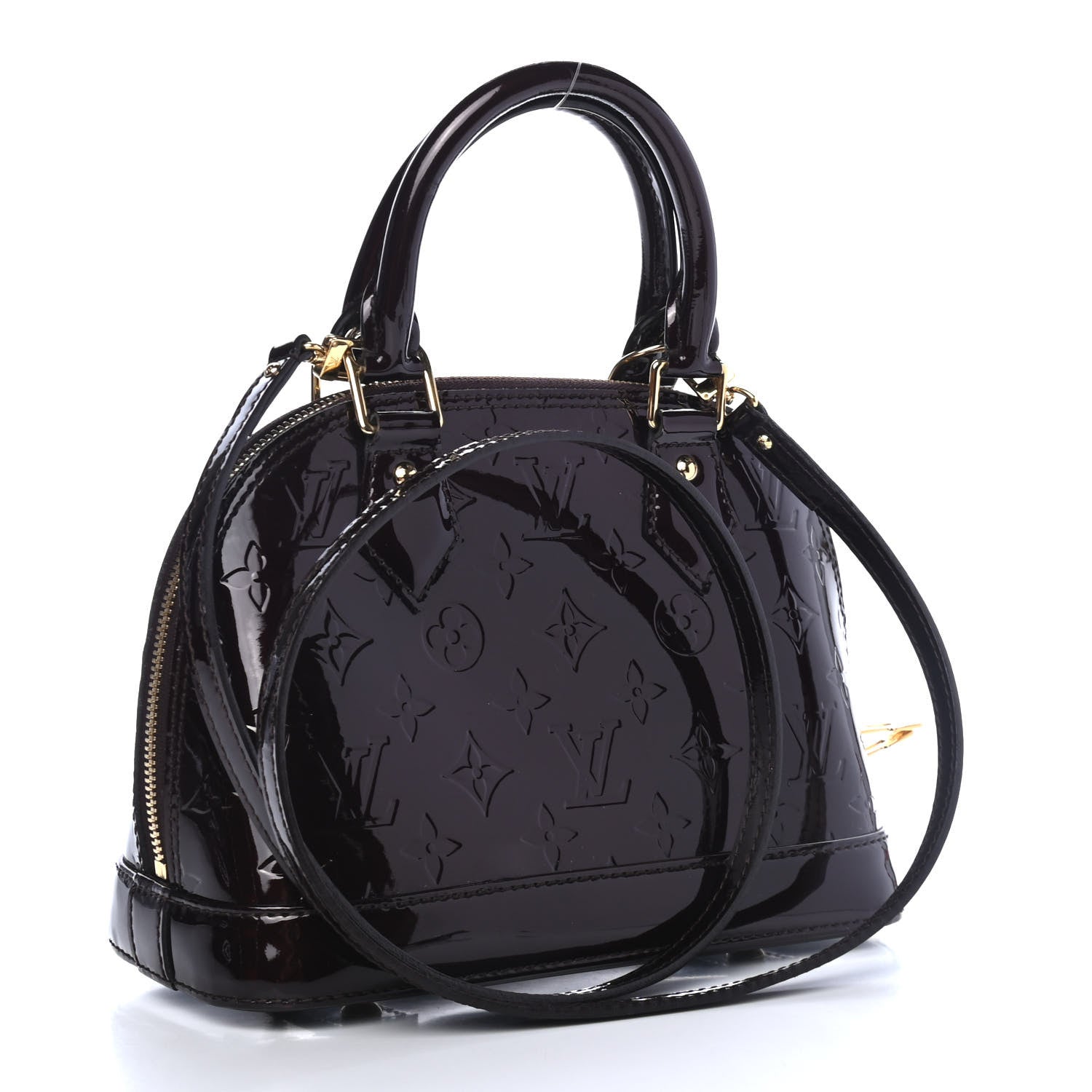 Louis Vuitton Vernis Alma BB Amarante 2 of 4