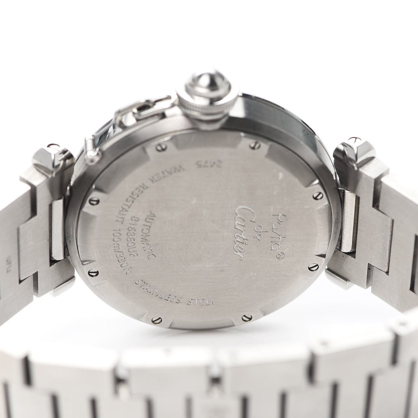 Stainless Steel 35mm Pasha C Big Date Automatic Watch Pink