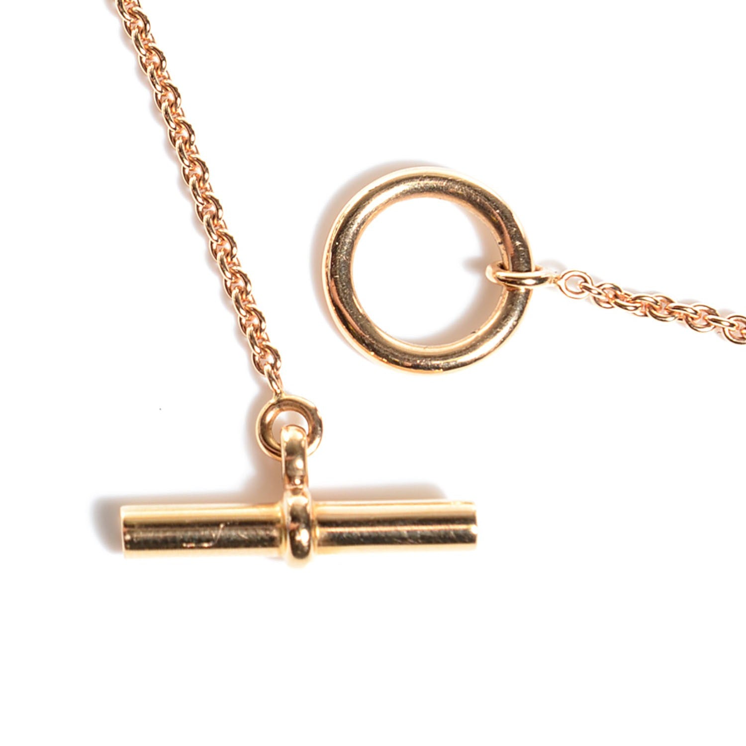 Hermes 18K Rose Gold PM Farandole Necklace 120 3 of 6