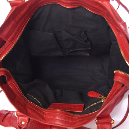 Balenciaga Agneau Giant 12 Gold Hardware City Rouge Cardinal 5 of 12
