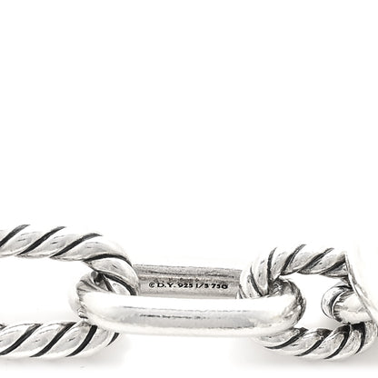 David Yurman Sterling Silver 18K Yellow Gold 8.5mm Madison Chain Toggle Necklace 5 of 6