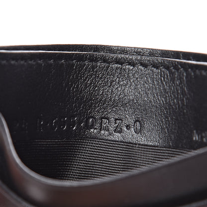Valentino Garavani Calfskin Go Logo Card Holder Black 5 of 8