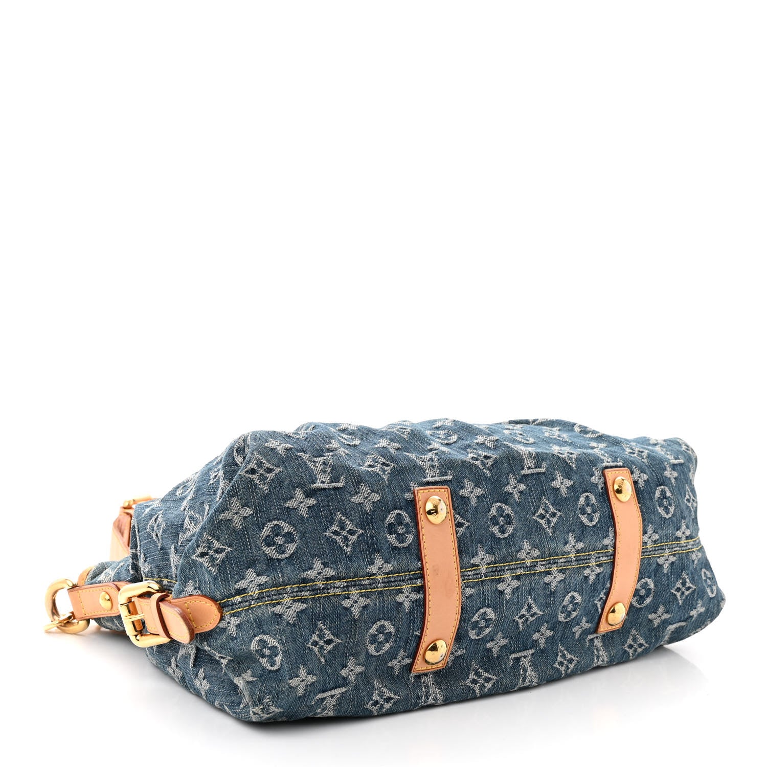 Louis Vuitton LOUIS VUITTON Denim Neo Cabby MM Blue 4 of 13