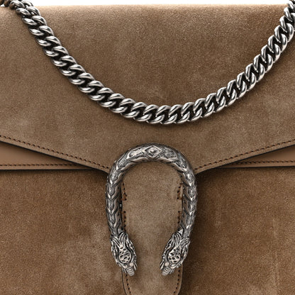 Gucci Suede Medium Dionysus Shoulder Bag Taupe 8 of 10