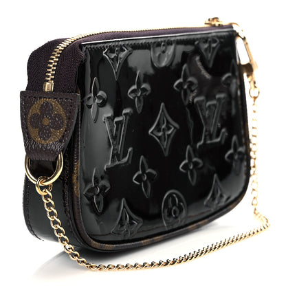 Louis Vuitton Vernis Monogram Mini Pochette Accessories Amarante 3 of 9