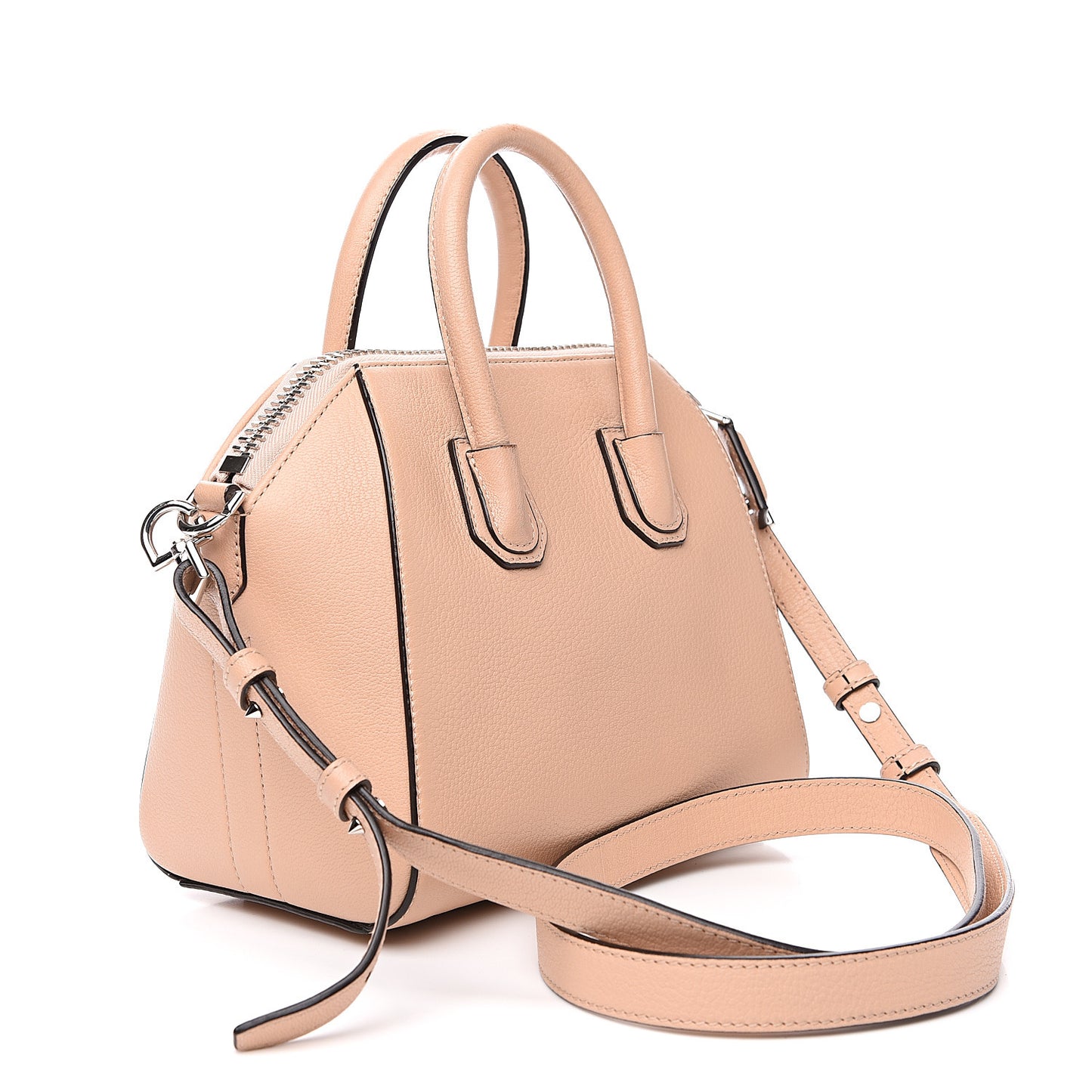 Sugar Goatskin Mini Antigona Powder