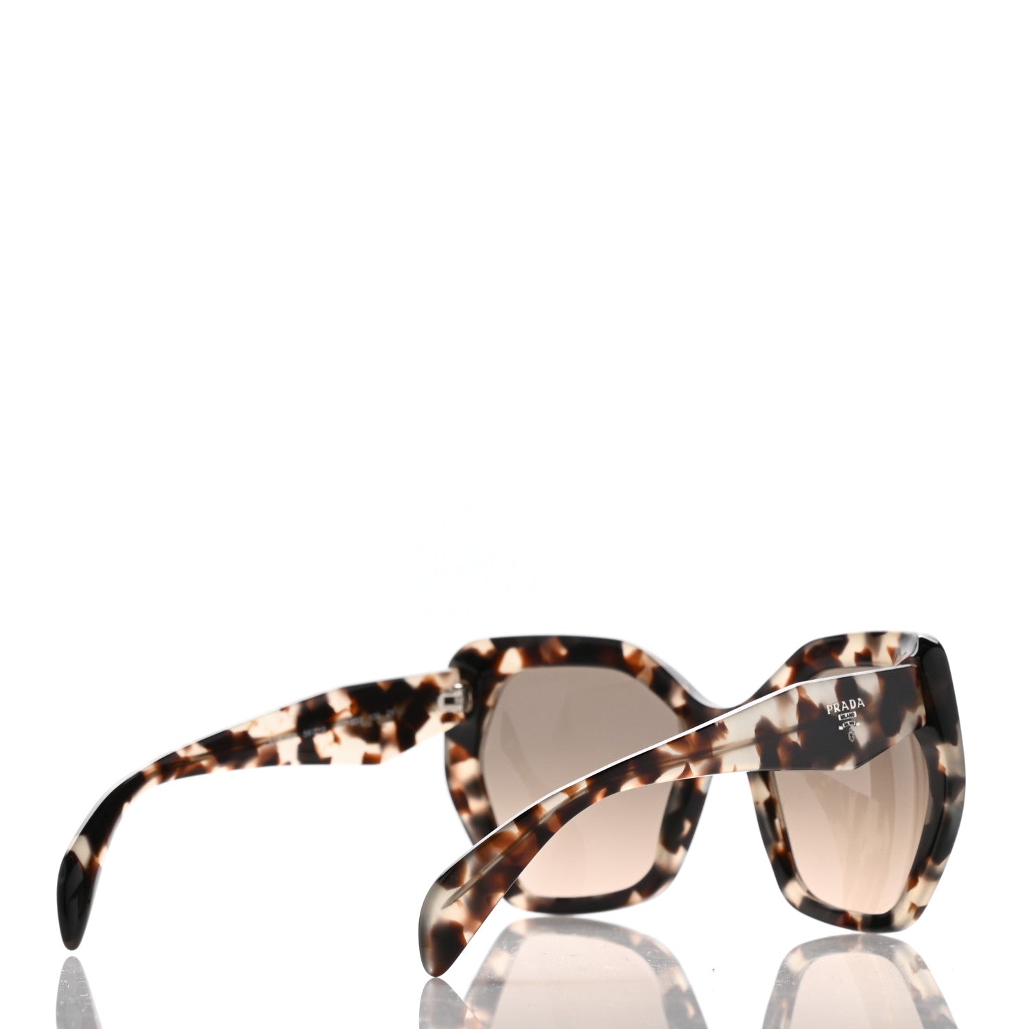 Prada Sunglasses SPR 16R Tortoise Grey 4 of 8
