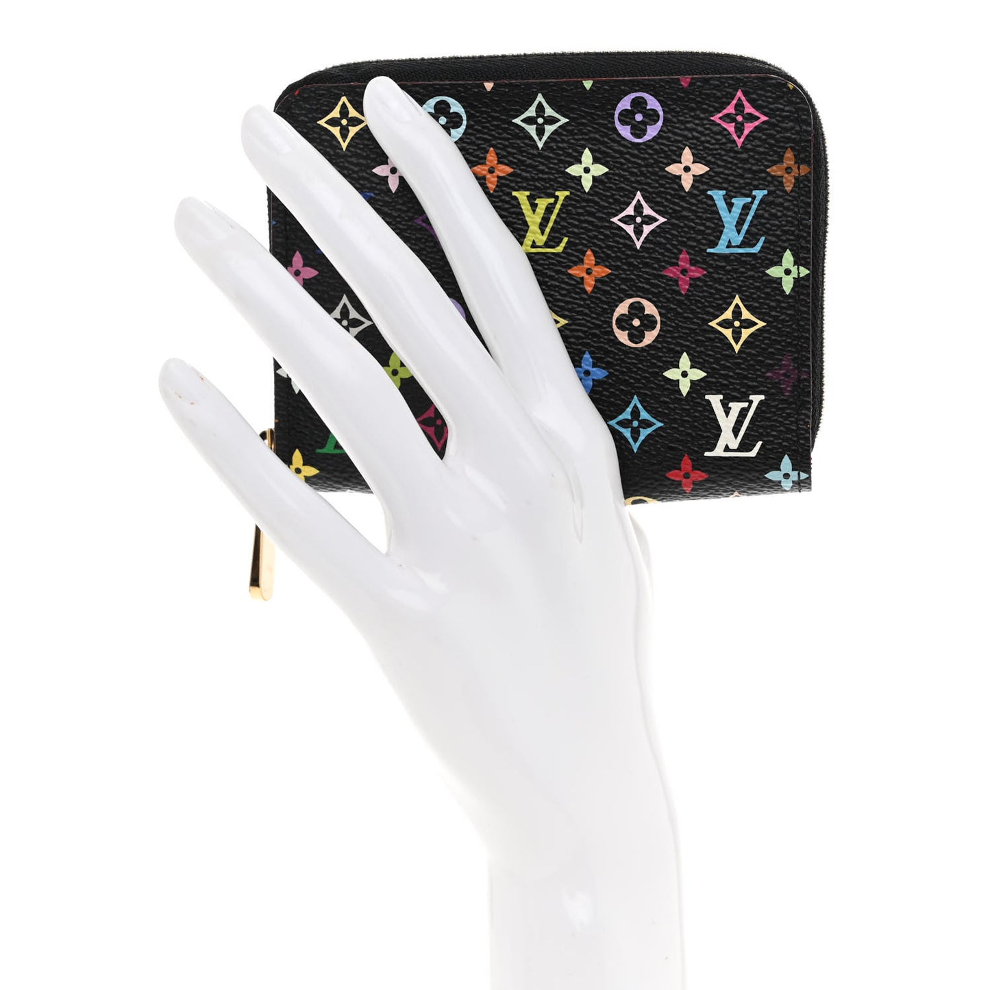 Monogram Multicolor Zippy Coin Purse Black Grenade