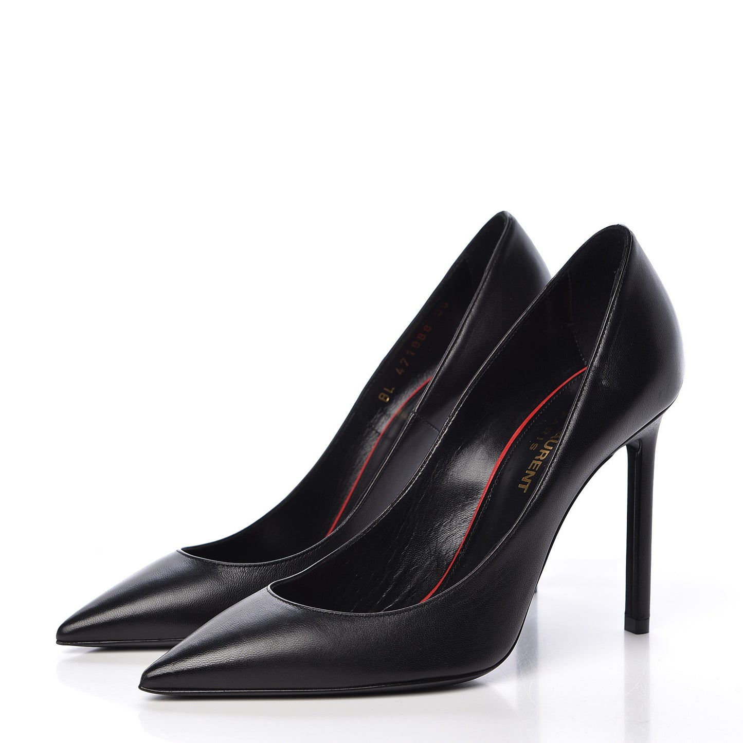 Calfskin Zoe 105 Pump 36 Black