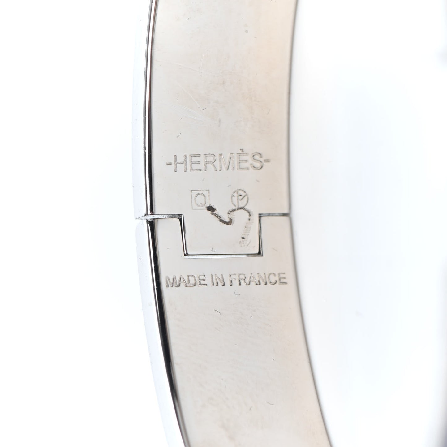 Narrow Enamel Clic Clac H Bracelet PM Bleu Royal