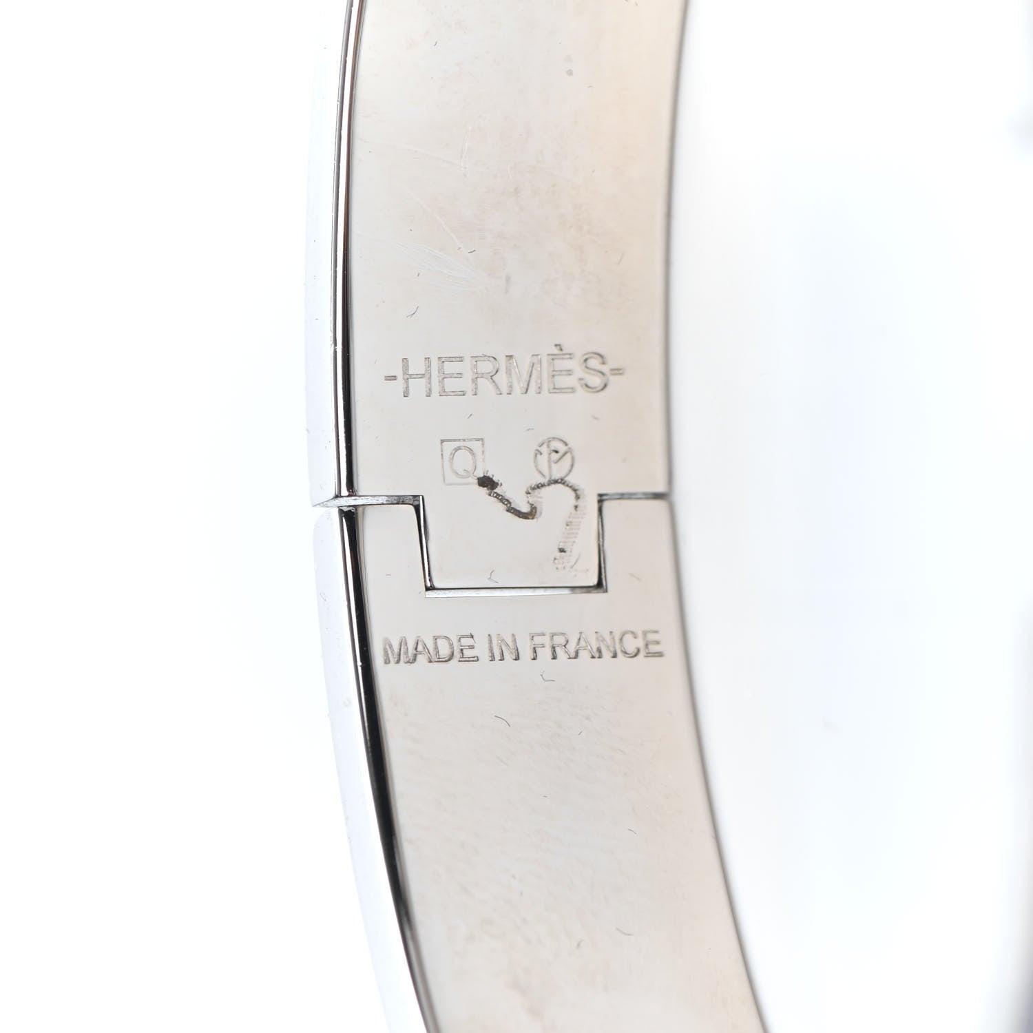 Hermes Narrow Enamel Clic Clac H Bracelet PM Bleu Royal 3 of 3