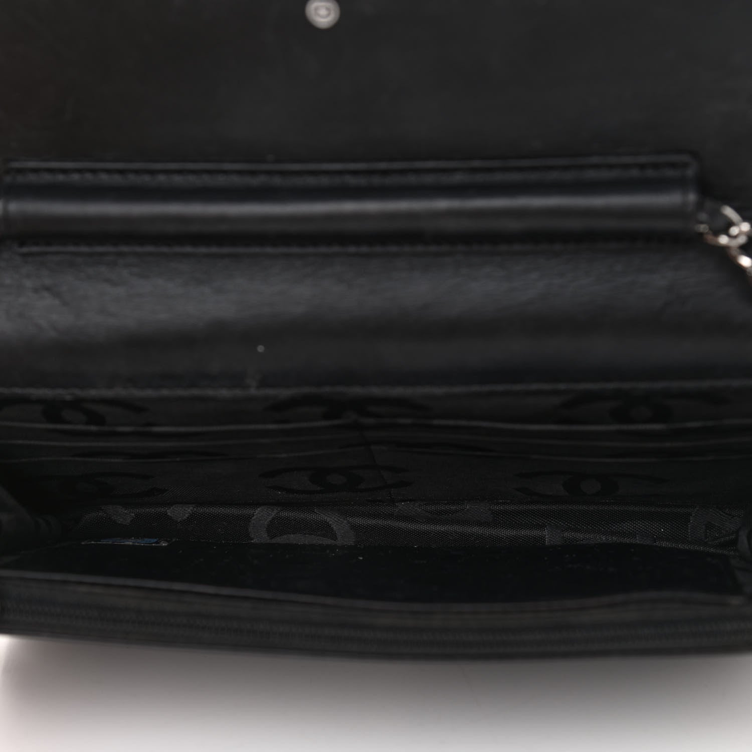 Chanel Calfskin Quilted Cambon Wallet On Chain WOC Black 5 of 11