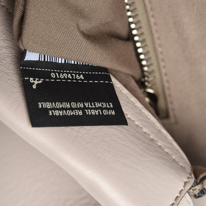 Fendi Vitello Seta Plexiglass Granite Large Peekaboo Iconic Satchel Polvere 7 of 9