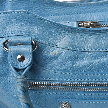 Balenciaga Agneau Giant 12 Silver Hardware Town Bleu Indigo 8 of 15