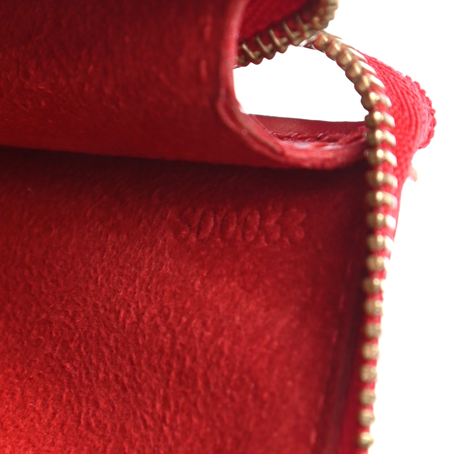 Louis Vuitton Epi Pochette Accessories 24 Castillan Red 7 of 12