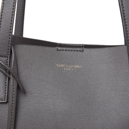 Saint Laurent Calfskin Large Shopping Tote Earth 12 of 12